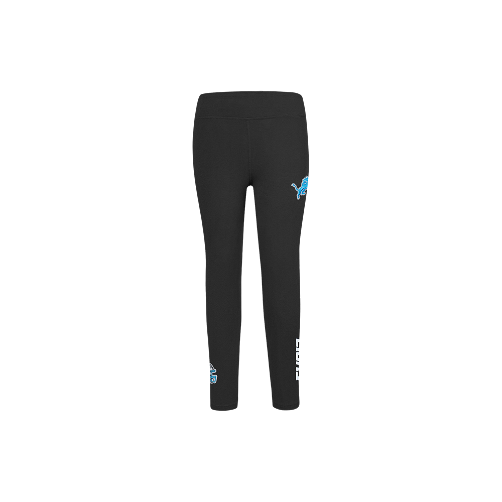 NFL DETROIT LIONS CLASSIC LITTLE GIRLS LEGGING (BLACK)
