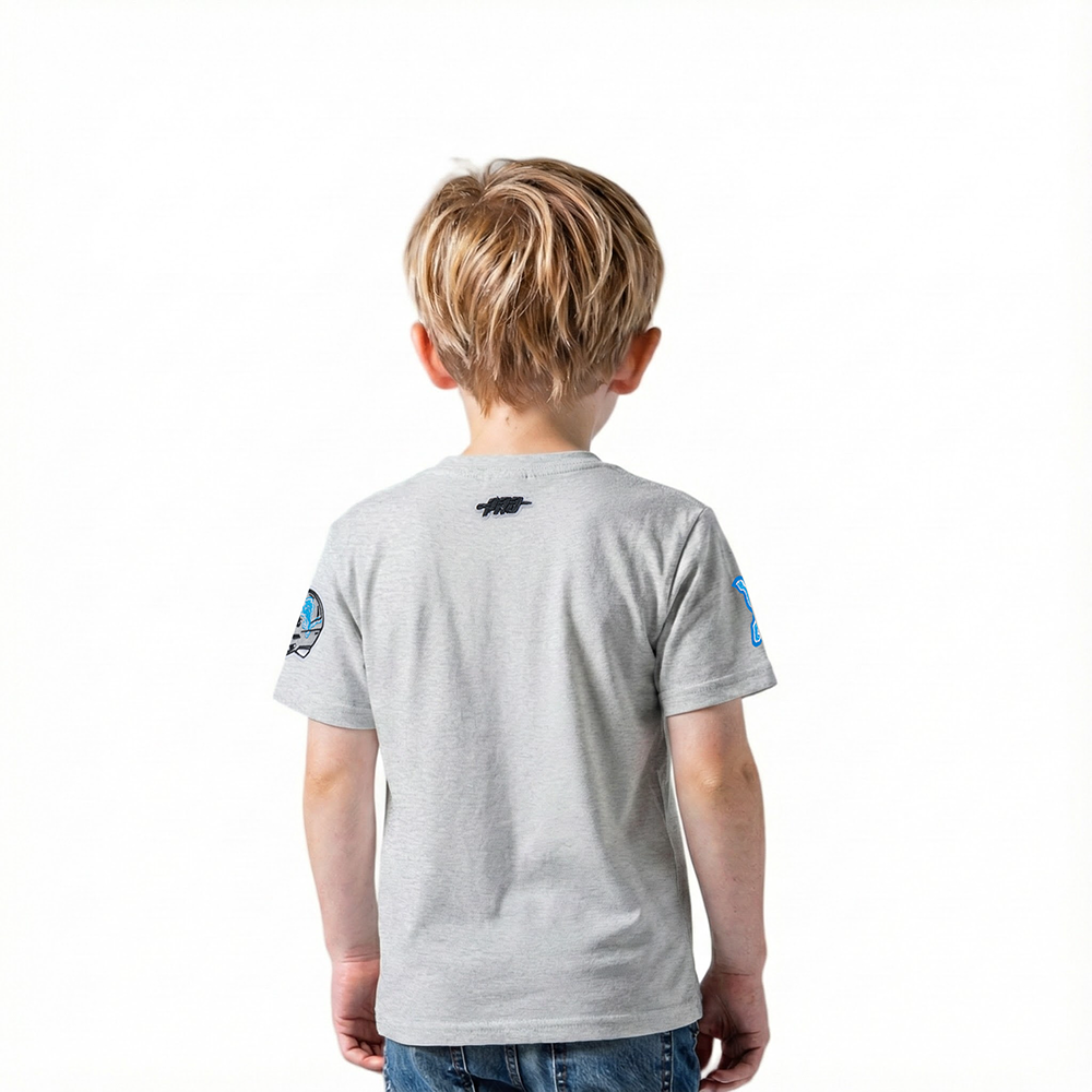 NFL DETROIT LIONS CLASSIC CHENILLE TODDLER BOY'S SS TEE (HEATHER GREY)