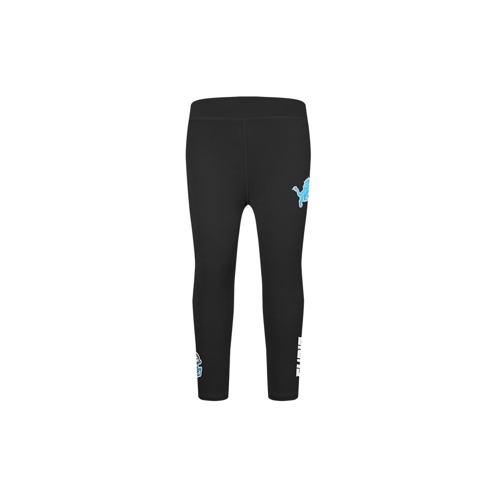 NFL DETROIT LIONS CLASSIC TODDLER GIRLS LEGGING (BLACK)