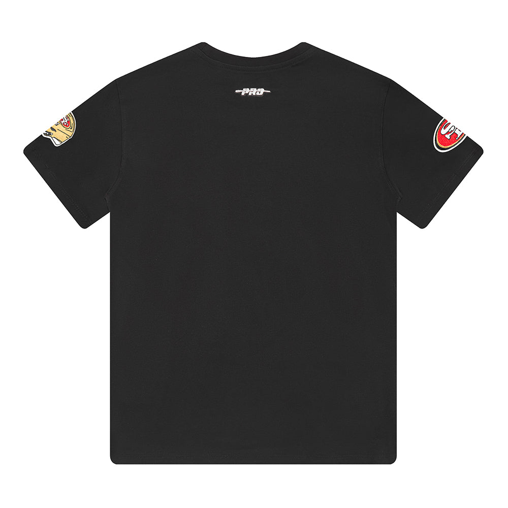 NFL SAN FRANCISCO 49ERS CLASSIC LITTLE BOYS SHORT SLEEVE TEE (BLACK)