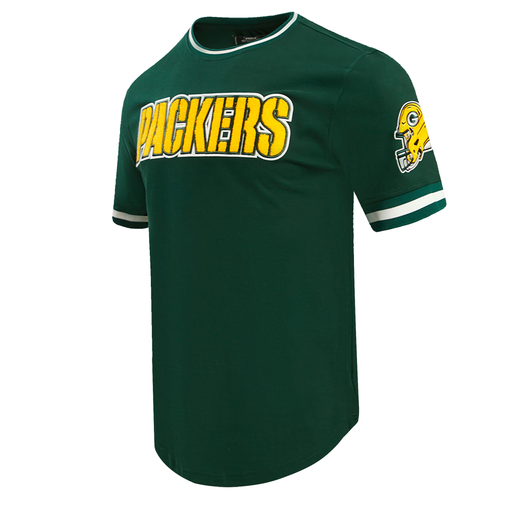 NFL GREEN BAY PACKERS CLASSIC CHENILLE TEE (FOREST GREEN)