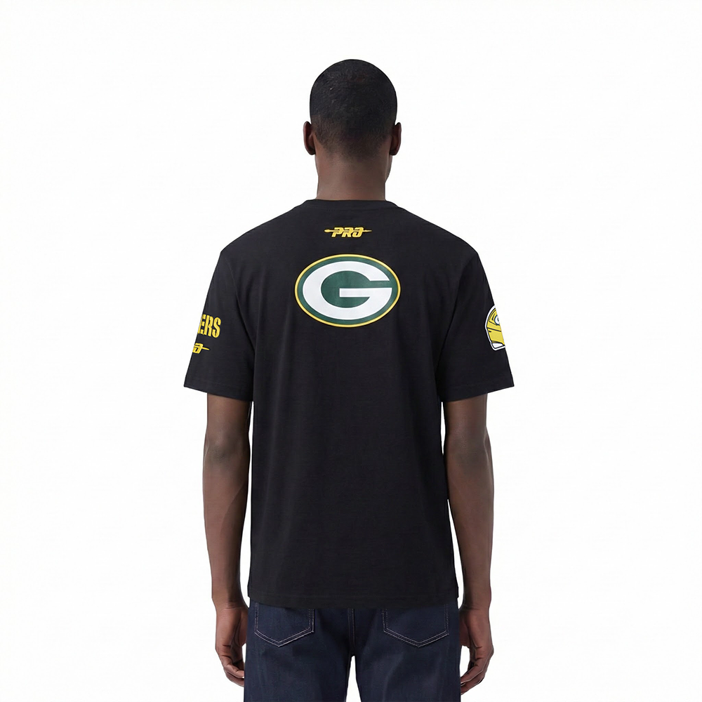 NFL GREEN BAY PACKERS CITY ARCH MEN'S SJ TEE (BLACK)