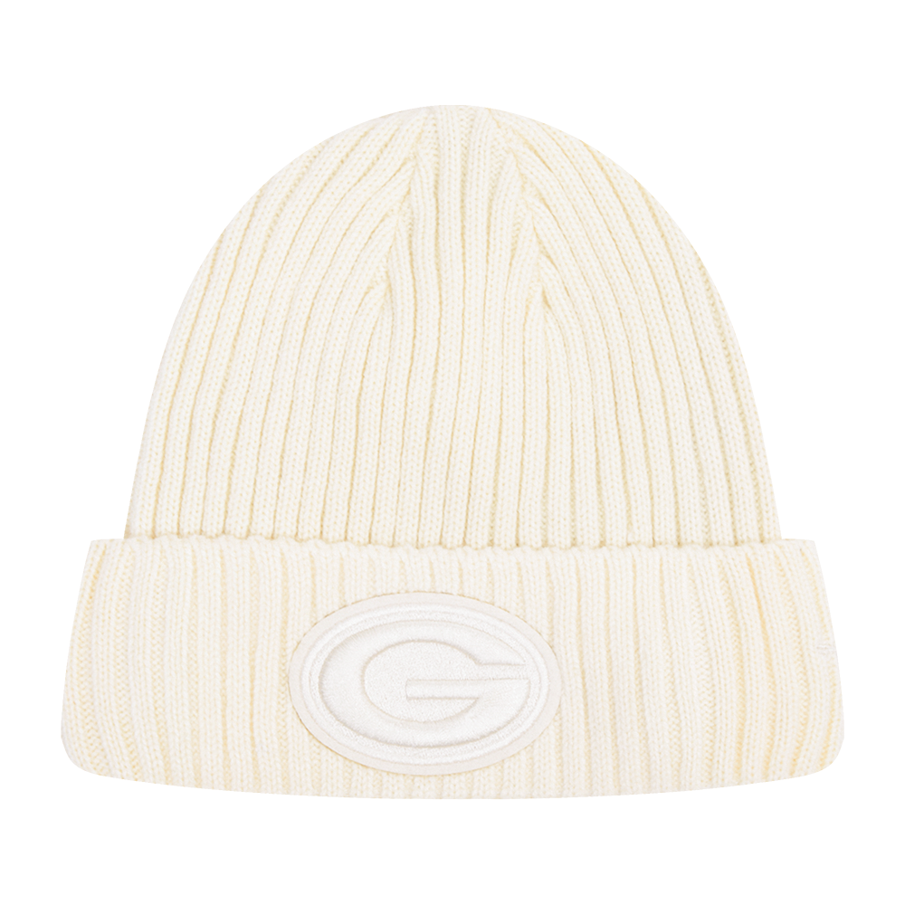 GREEN BAY PACKERS NEUTRAL BEANIE EGGSHELL Pro Standard