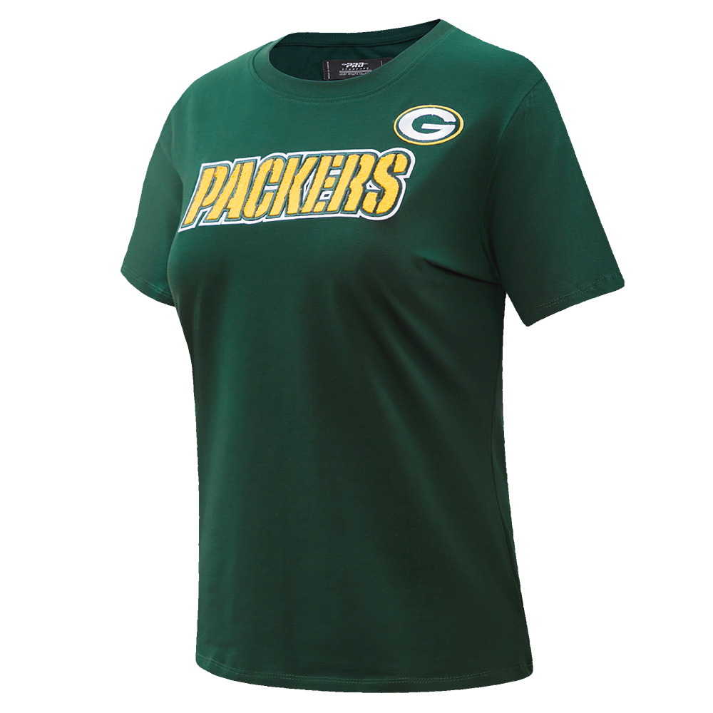 NFL GREEN BAY PACKERS CLASSIC SINGLE JERSEY SLIM FIT TEE (FOREST GREEN)