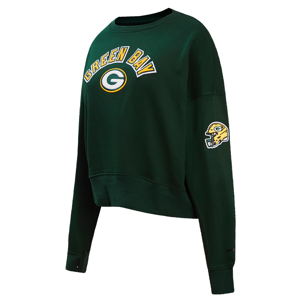 NFL GREEN BAY PACKERS CLASSIC CREWNECK (FOREST GREEN)