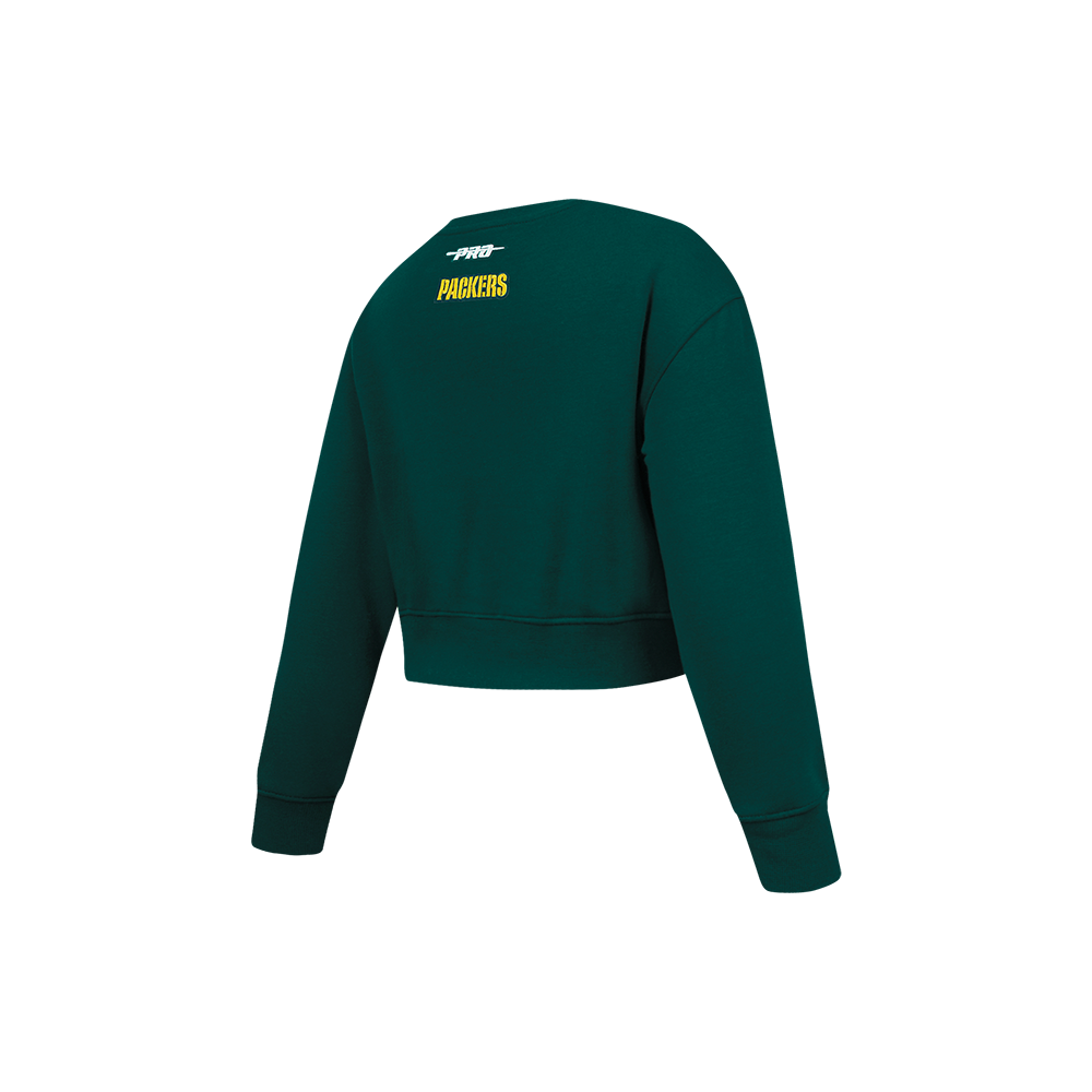 NFL GREEN BAY PACKERS CLASSIC LITTLE GIRL'S FLC CREWNECK (FOREST GREEN)