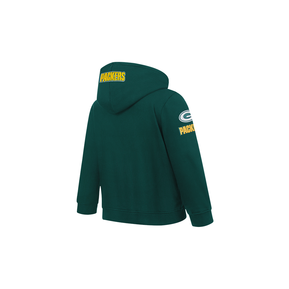 NFL GREEN BAY PACKERS CLASSIC TODDLER BOY'S FLC PO HOODIE (FOREST GREEN)