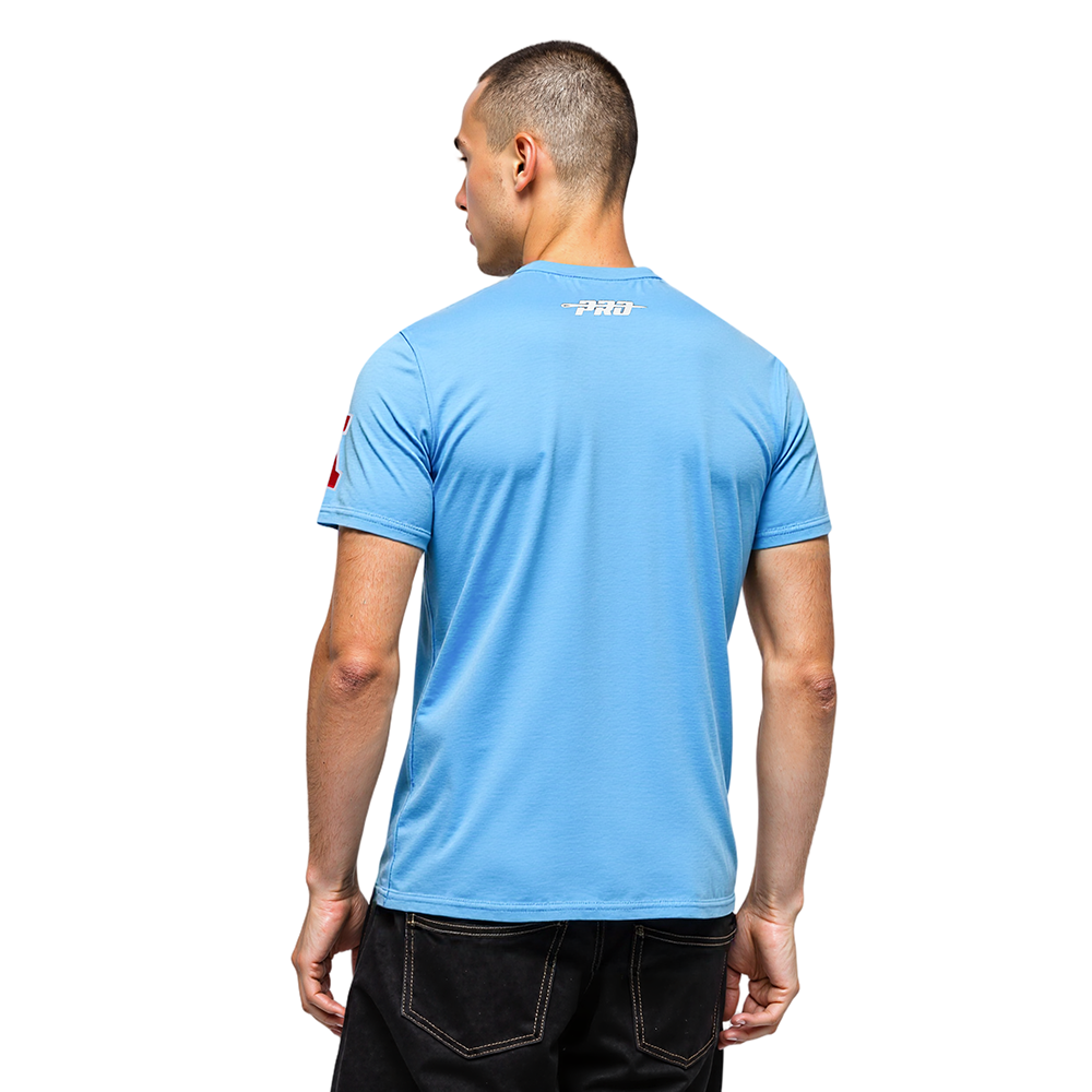 NFL HOUSTON OILERS RETRO CLASSIC MEN'S STRIPED TEE (UNIVERSITY BLUE)