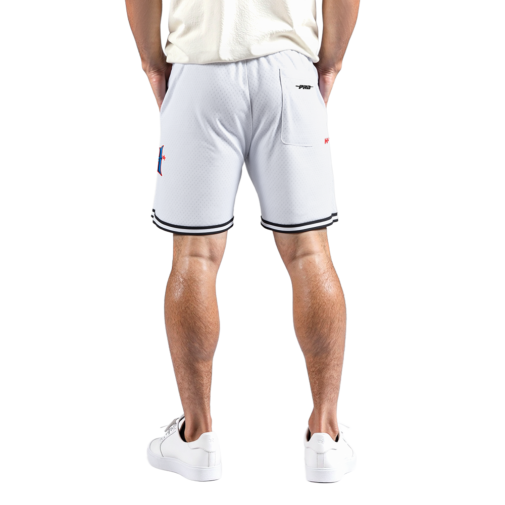 NFL HOUSTON TEXANS CLASSIC MESH MEN'S TAPING SHORT (WHITE/BLACK/WHITE)