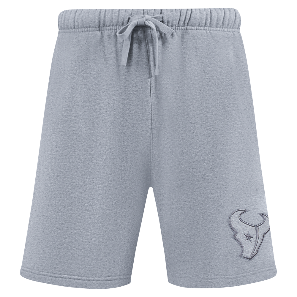 NFL HOUSTON TEXANS NEUTRAL MEN'S FLC SHORT (DARK HEATHER GRAY)