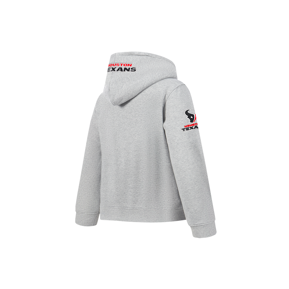 NFL HOUSTON TEXANS CLASSIC LITTLE BOY'S FLC PO HOODIE (HEATHER GREY)
