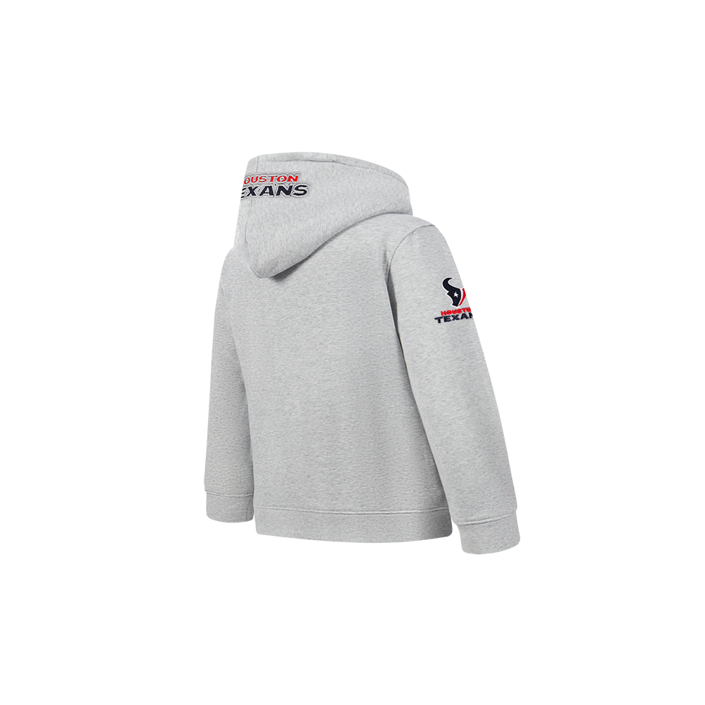 NFL HOUSTON TEXANS CLASSIC TODDLER BOY'S FLC PO HOODIE (HEATHER GREY)