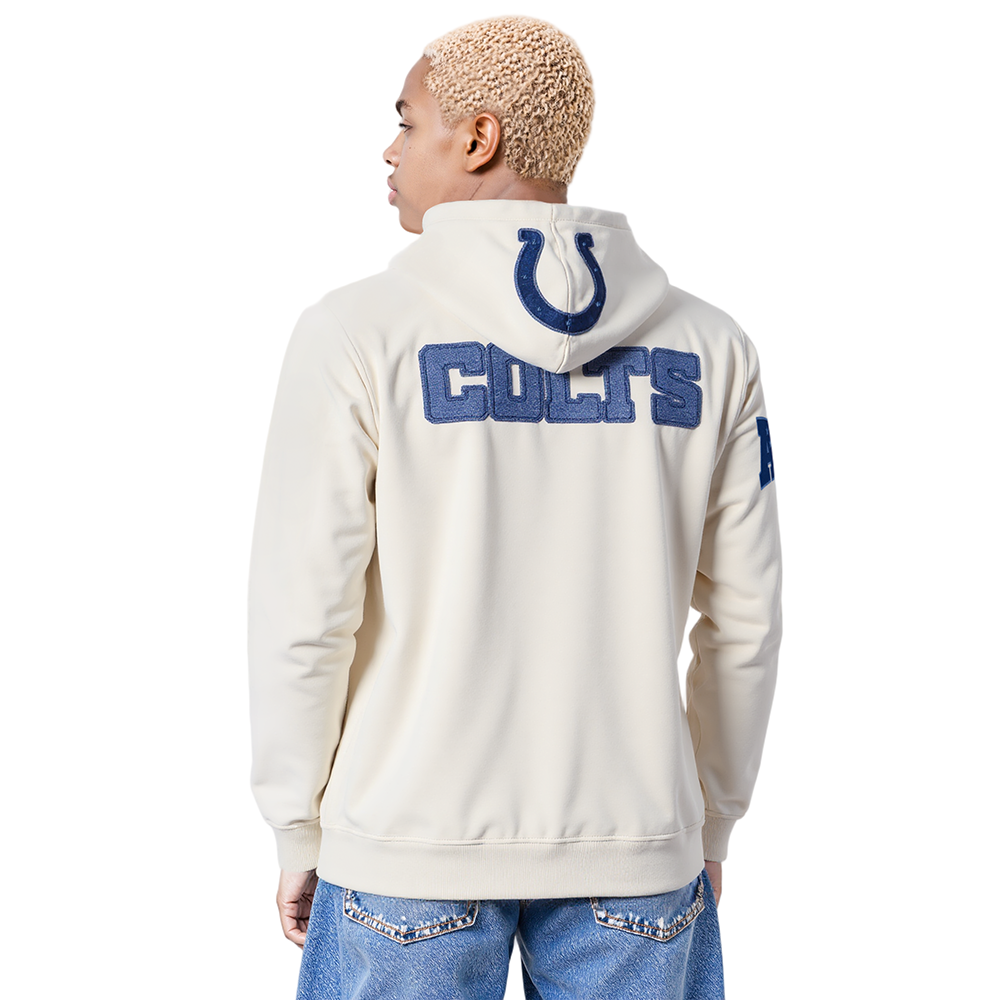NFL INDIANAPOLIS COLTS VARSITY BLUES MEN'S FLC PO HOODIE (LINEN)