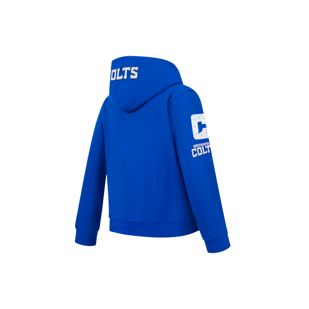 NFL INDIANAPOLIS COLTS CLASSIC LITTLE BOYS FLEECE PULLOVER HOODIE (ROYAL BLUE)