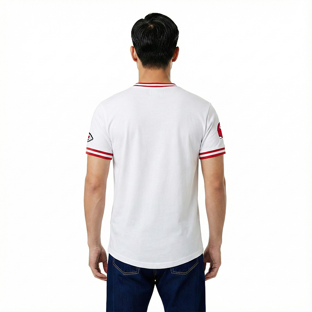 NFL KANSAS CITY CHIEFS CLASSIC CHENILLE MEN'S TEE (WHITE)