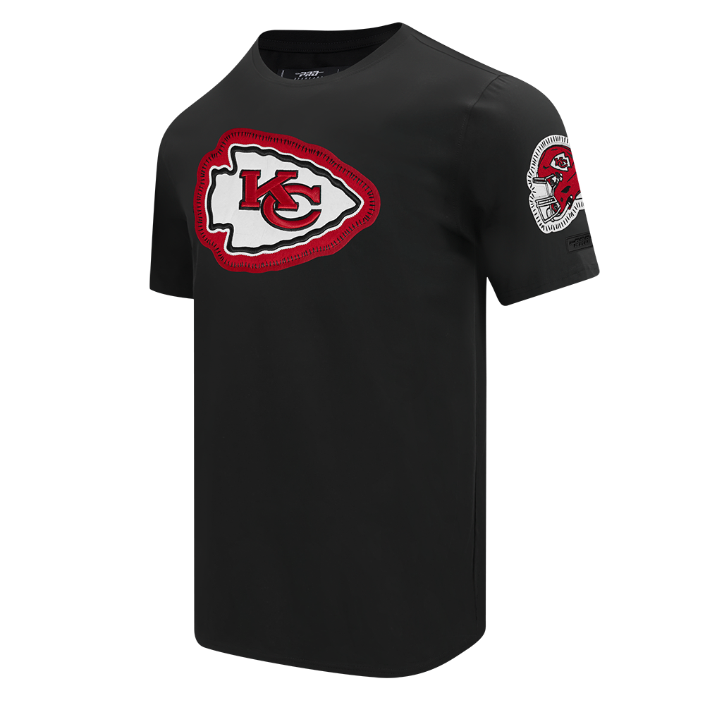 NFL KANSAS CITY CHIEFS DIY PICK STITCH MEN'S SINGLE JERSEY TEE (BLACK)