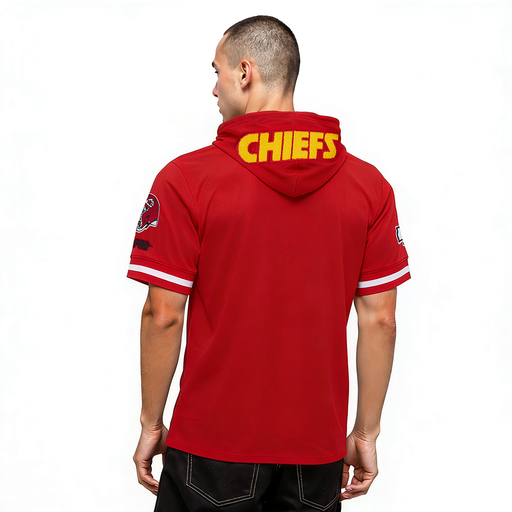 NFL KANSAS CITY CHIEFS TRAVIS KELCE #87 CLASSIC PNN MEN'S SS PO HOODIE