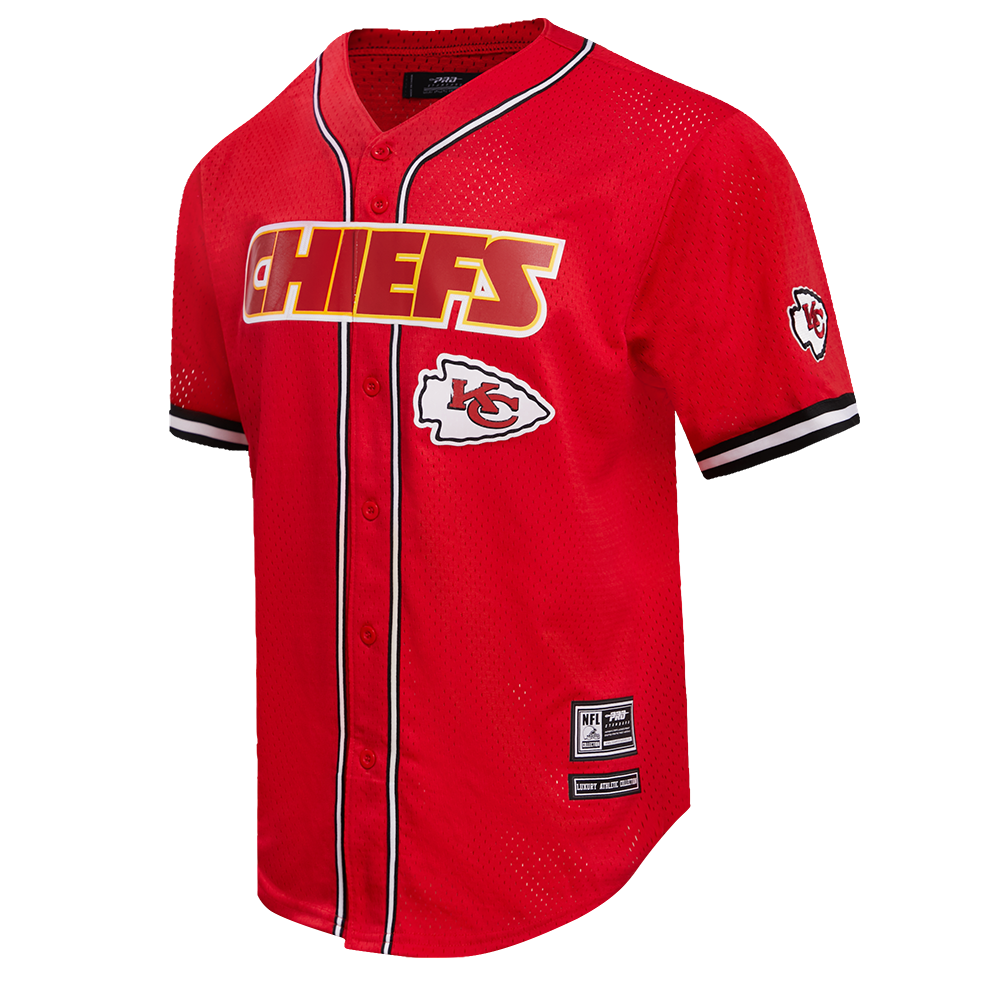 Kansas City Chiefs Pro Standard Mesh Button-Up Shirt - White