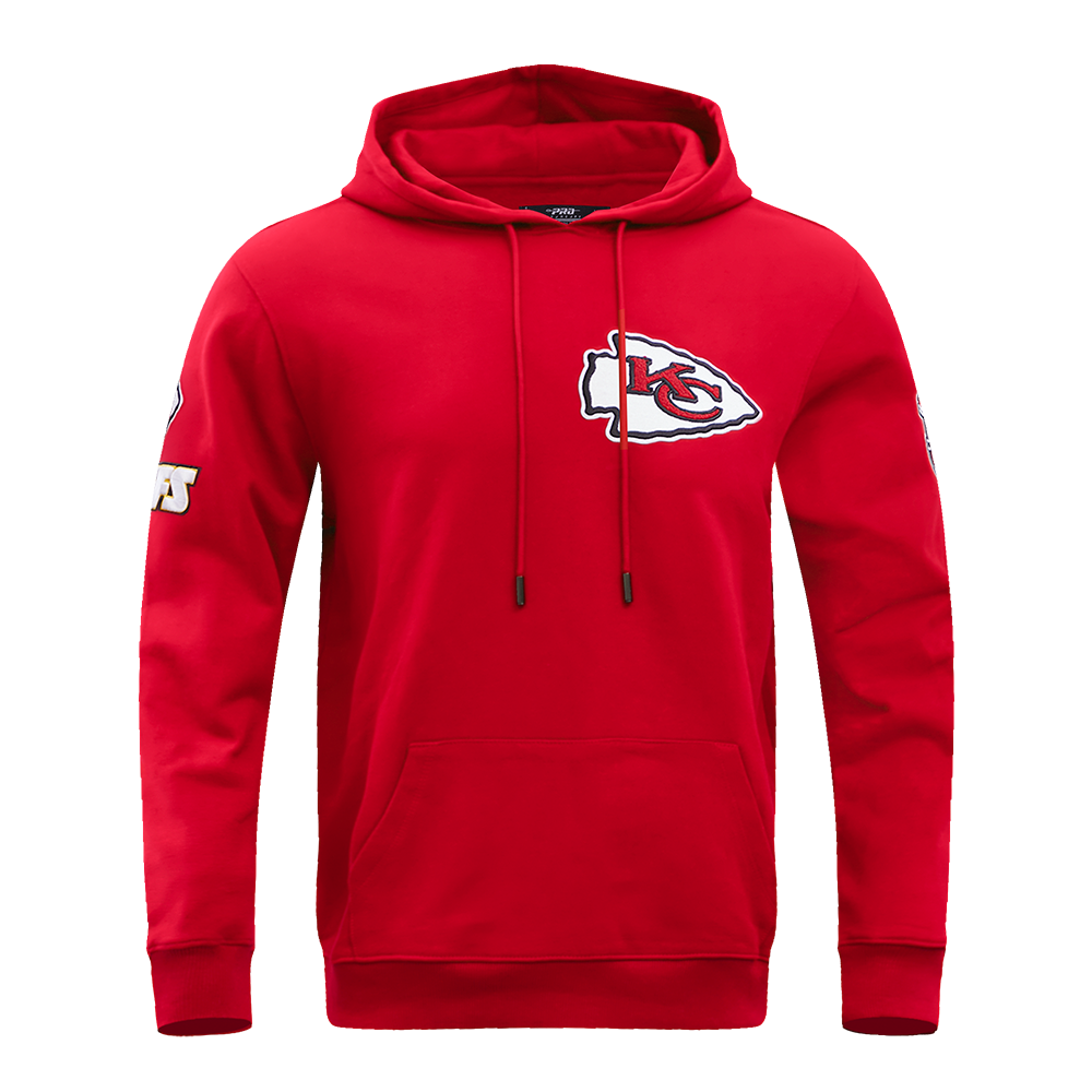 NFL KANSAS CITY CHIEFS CLASSIC CHENILLE MEN'S PO HOODIE (RED) – Pro ...