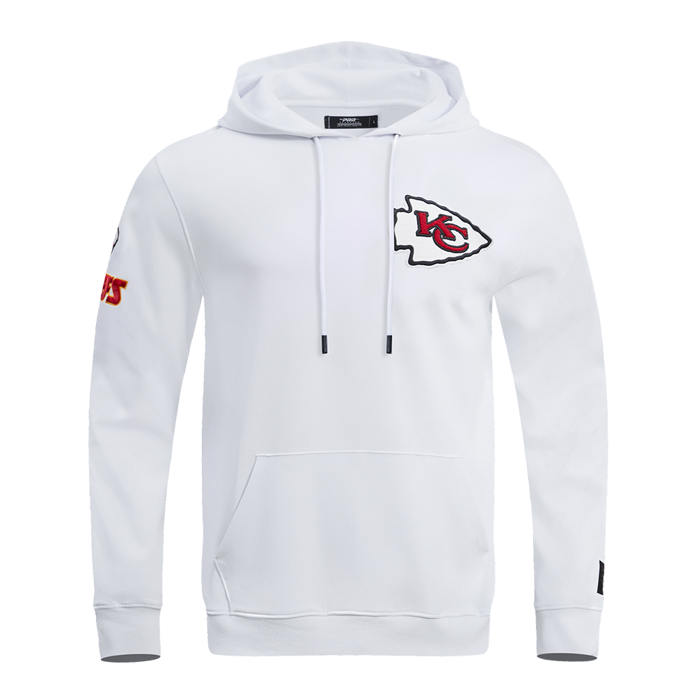 White kc best sale chiefs sweatshirt