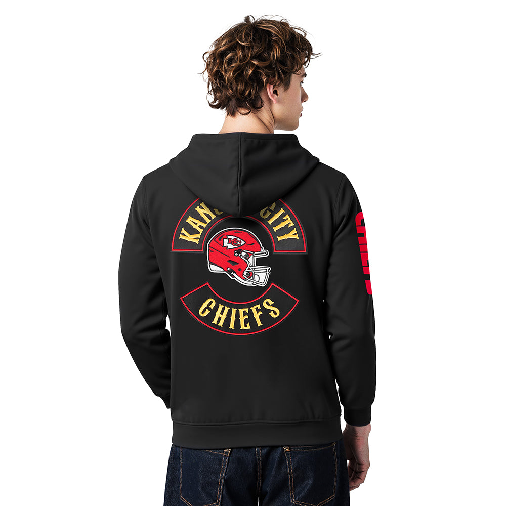 NFL KANSAS CITY CHIEFS BORN FOR SPORT MEN'S FLC PO HOODIE (BLACK)