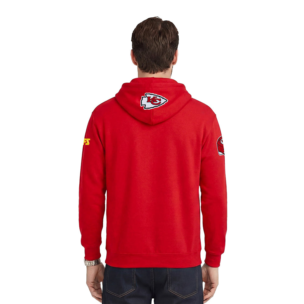 NFL KANSAS CITY CHIEFS CITY ARCH MEN'S FLC PO HOODIE (RED)