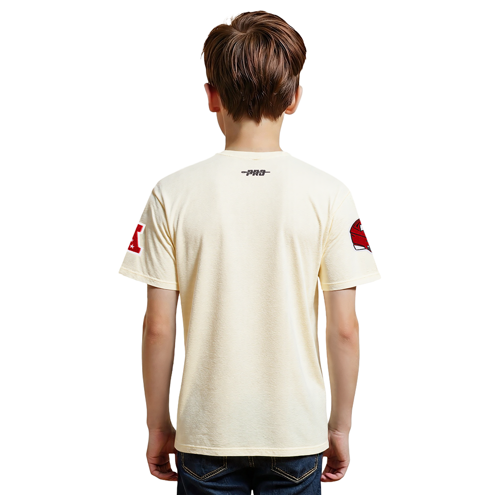NFL KANSAS CITY CHIEFS RETRO CLASSIC BIG BOY'S SS TEE (EGGSHELL)