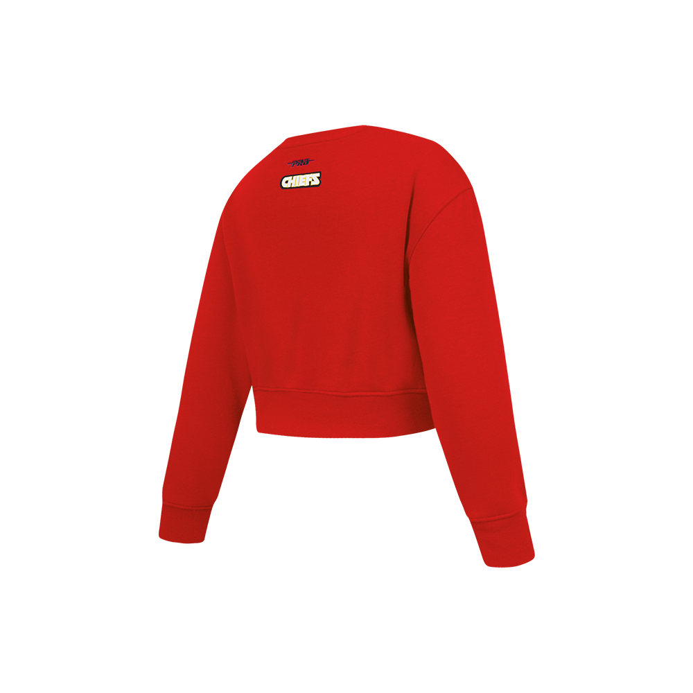 NFL KANSAS CITY CHIEFS CLASSIC BIG GIRL'S FLC CREWNECK (RED)