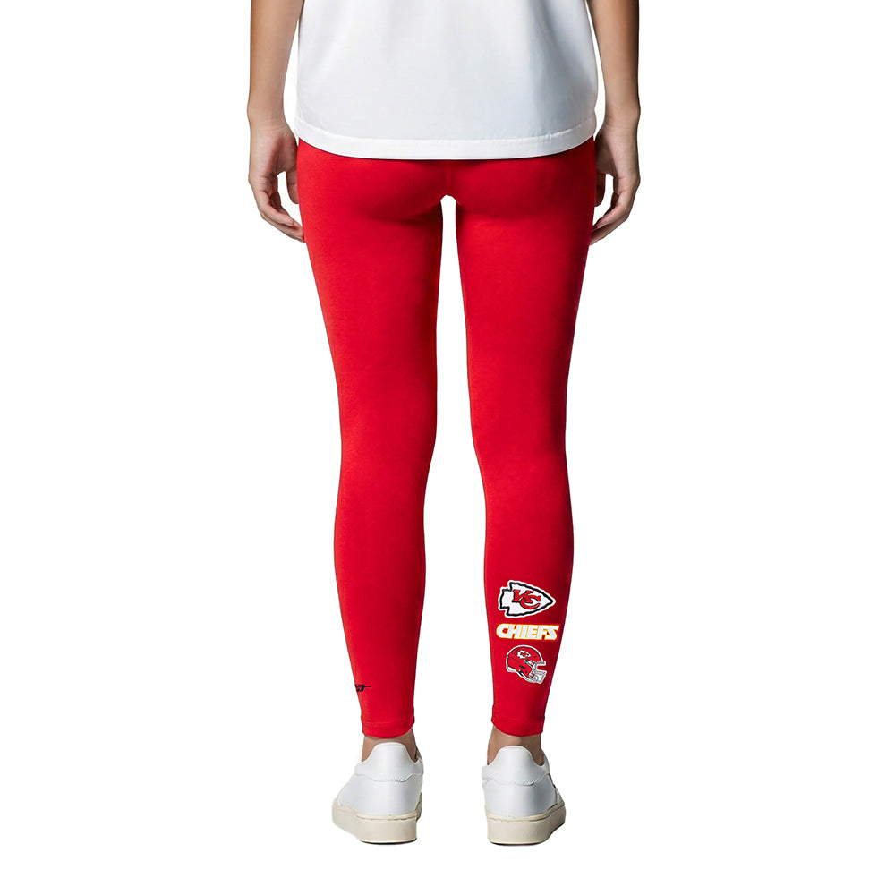NFL KANSAS CITY CHIEFS RETRO CLASSIC BIG GIRLS LEGGING (RED)