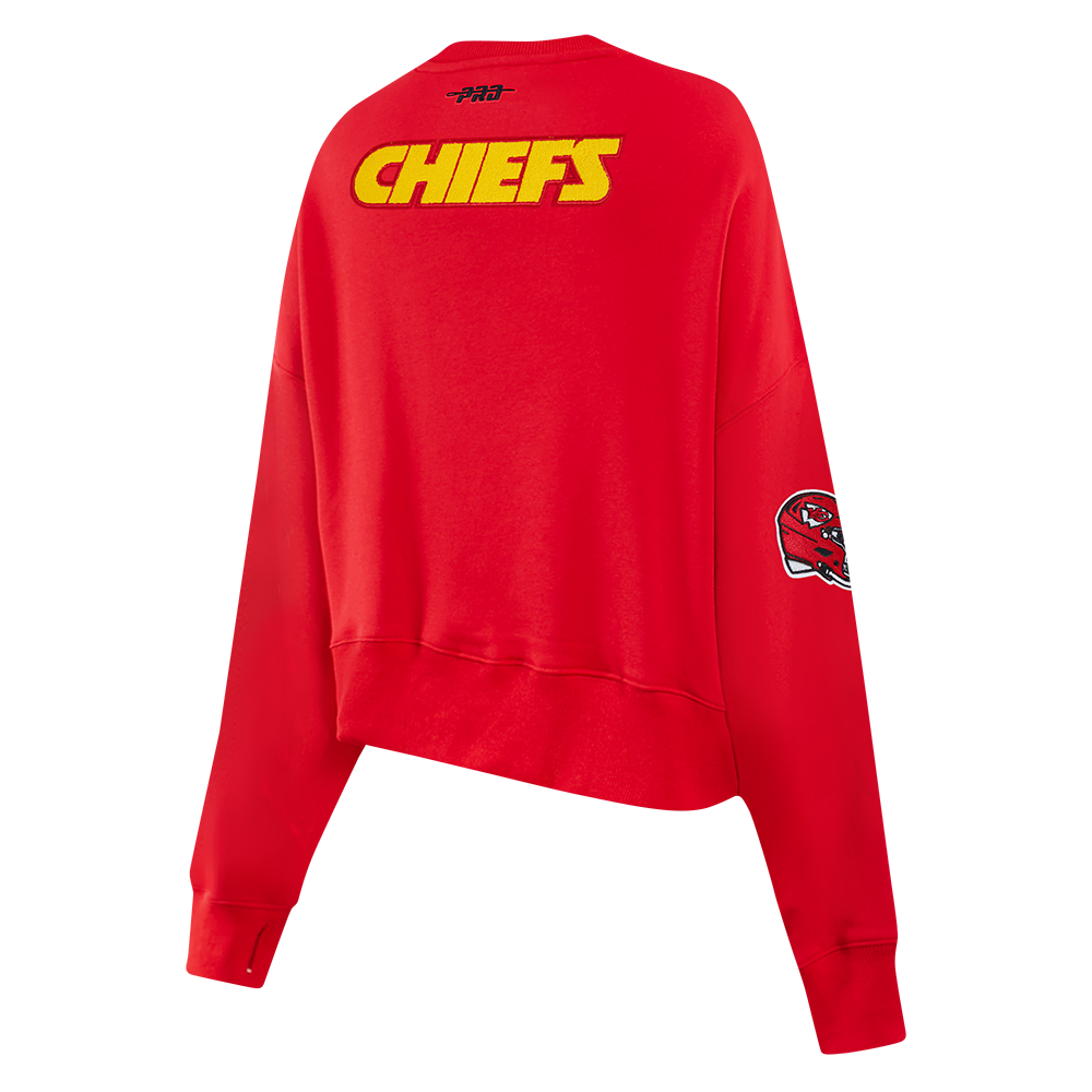 NFL KANSAS CITY CHIEFS TRAVIS KELCE #87 CLASSIC PNN WOMEN'S FLC CREWNECK