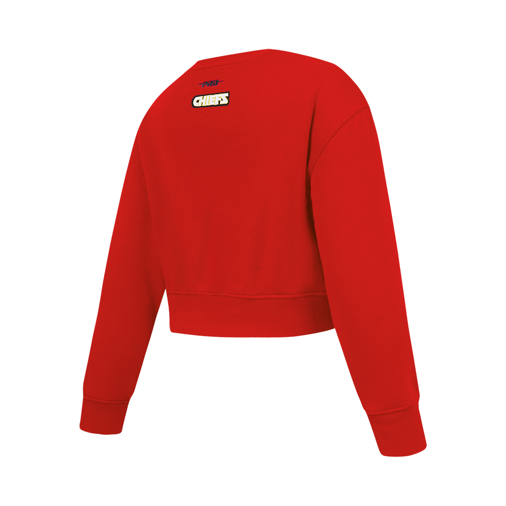 NFL KANSAS CITY CHIEFS CLASSIC LITTLE GIRL'S FLC CREWNECK (RED)
