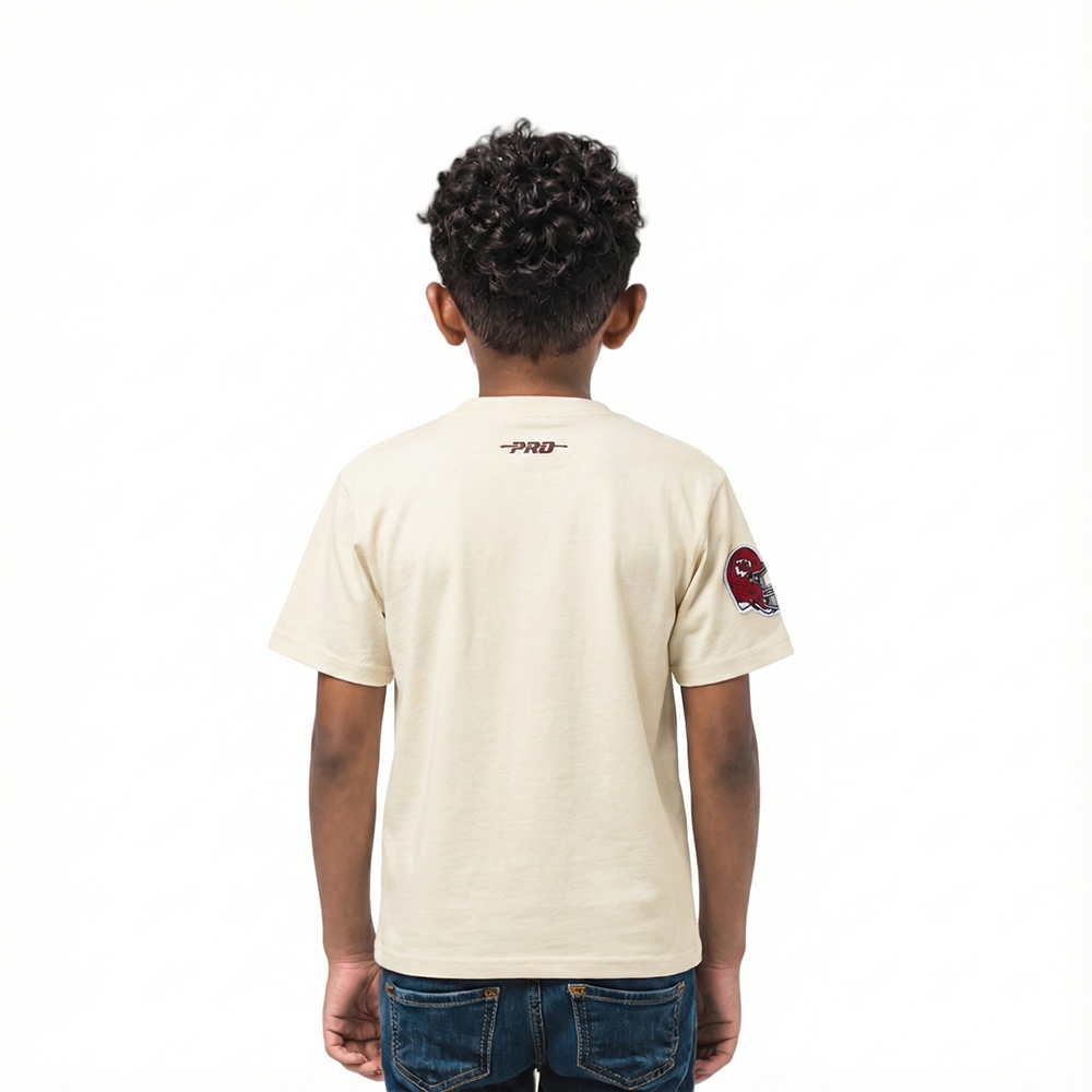 NFL KANSAS CITY CHIEFS RETRO CLASSIC TODDLER BOY'S SS TEE (EGGSHELL)