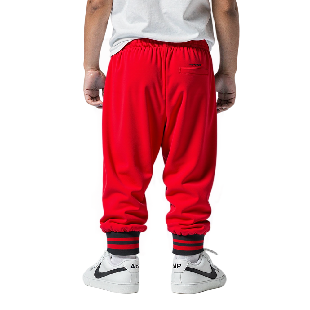 NFL KANSAS CITY CHIEFS RETRO CLASSIC TODDLER BOYS RIB SWEATPANT (RED/BLACK)