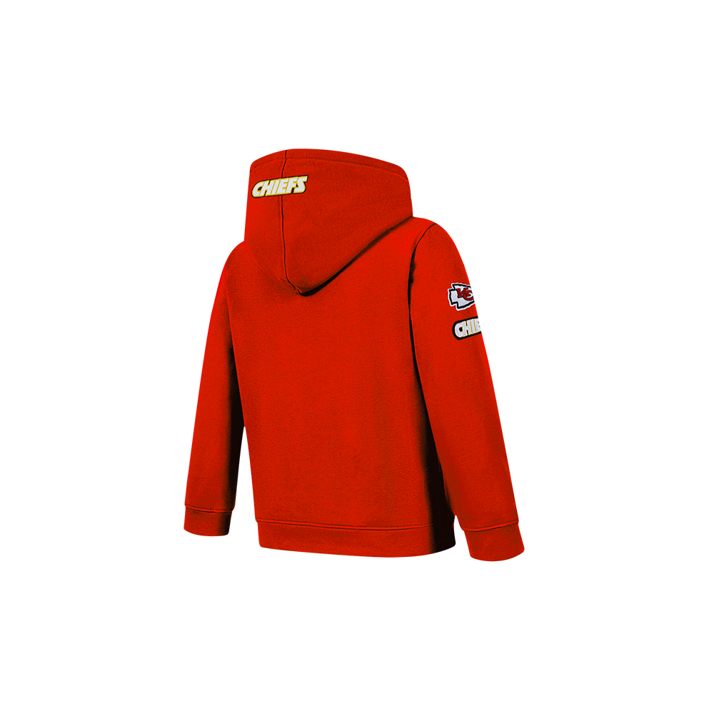 NFL KANSAS CITY CHIEFS CLASSIC TODDLER BOY'S FLC FZ HOODIE (RED)
