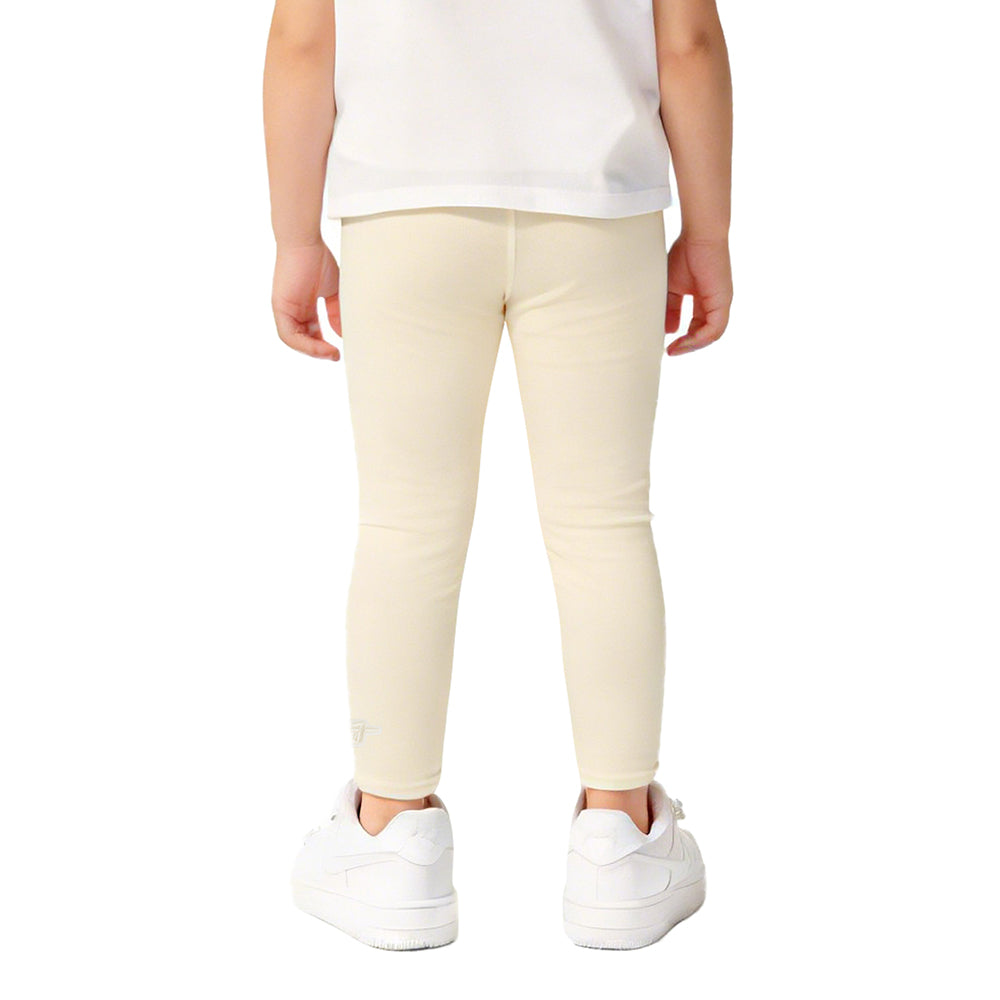 NFL KANSAS CITY CHIEFS NEUTRAL TODDLER GIRLS LEGGING (EGGSHELL)