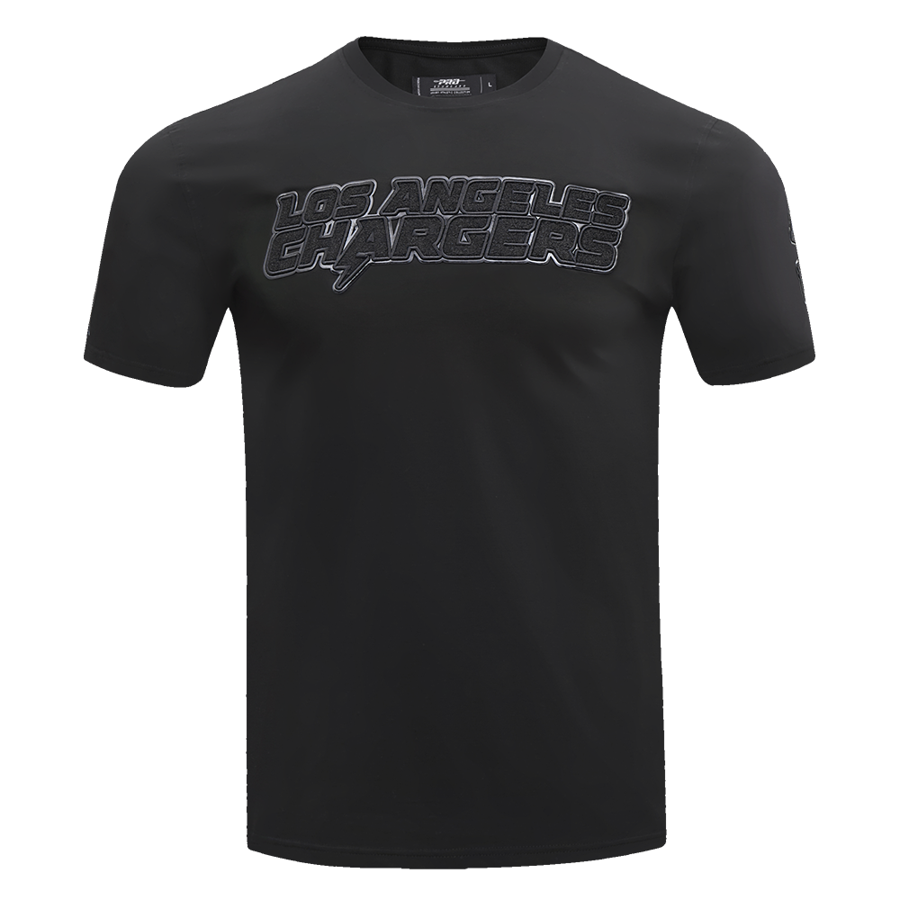 NFL LOS ANGELES CHARGERS PRO GAME DAY MEN'S DBL KNIT JACKET (BLACK/SILVER/WHITE)