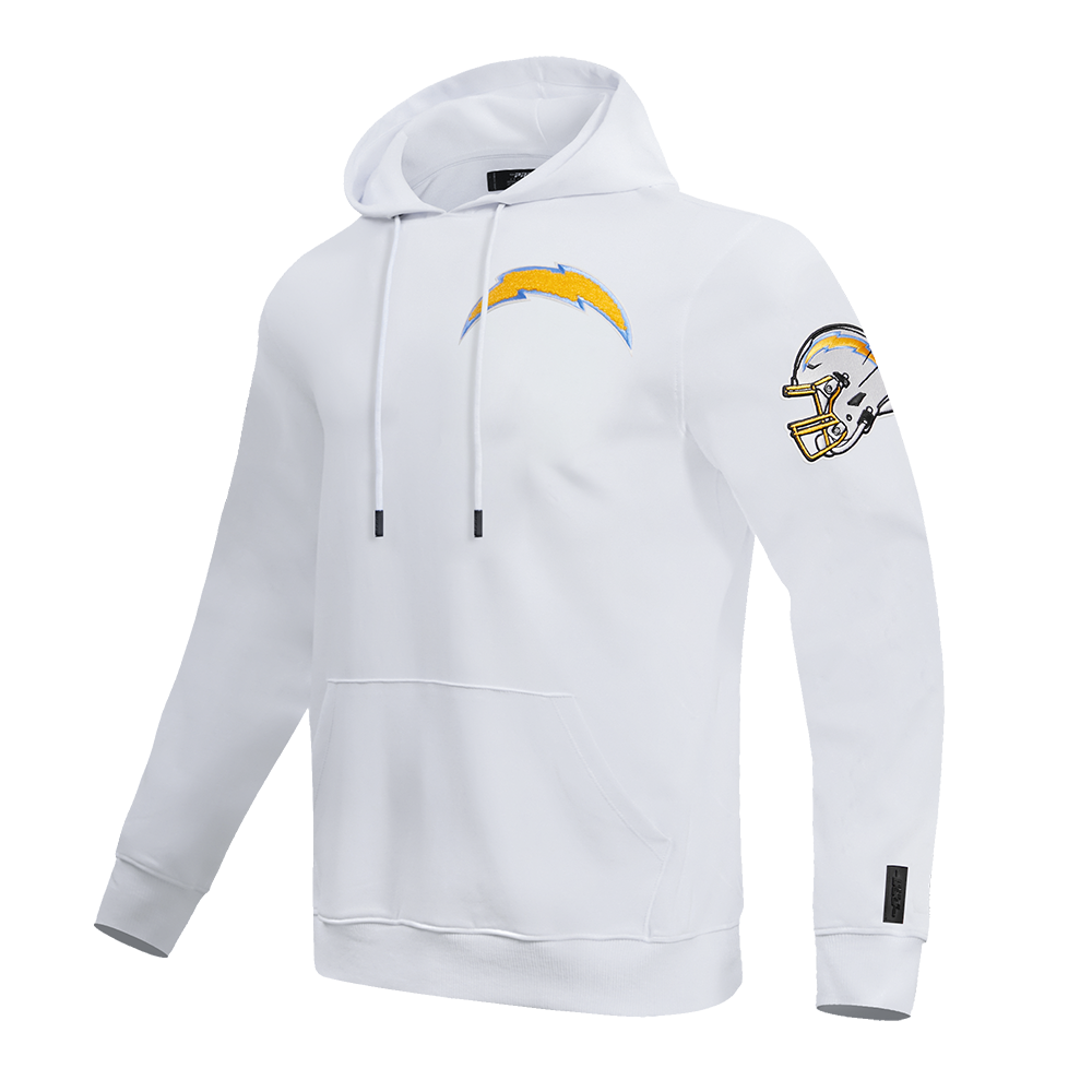 NFL LOS ANGELES CHARGERS CLASSIC CHENILLE PO HOODIE (WHITE)
