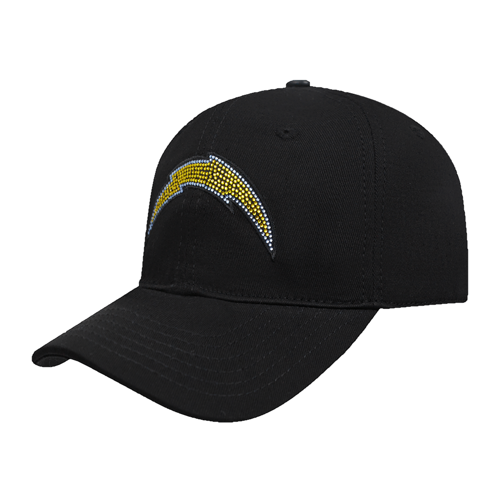 NFL LOS ANGELES CHARGERS JEWELS WOMEN'S DAD HAT (BLACK)