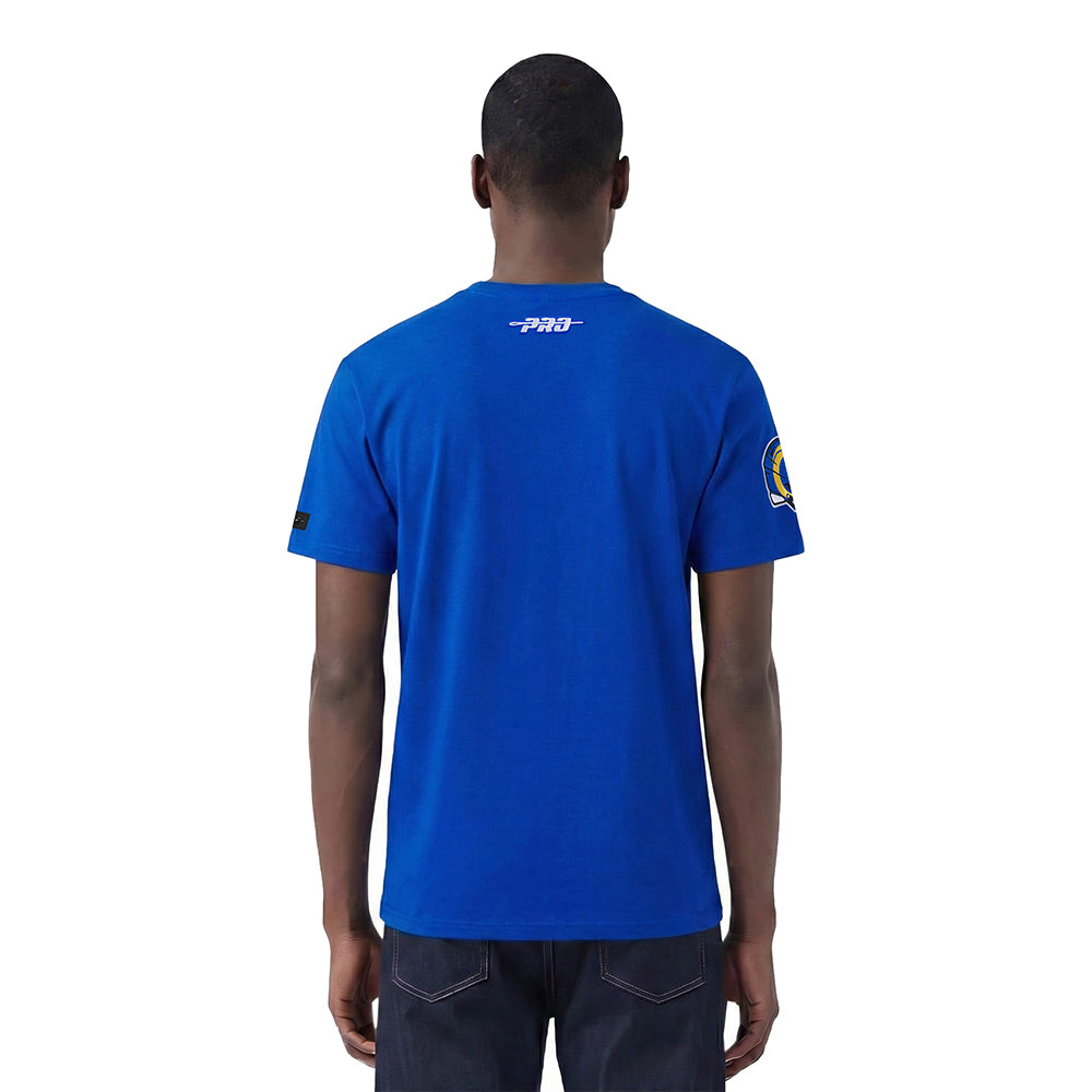 NFL LOS ANGELES RAMS TEAM BADGE MEN'S WM SJ TEE (ROYAL BLUE)