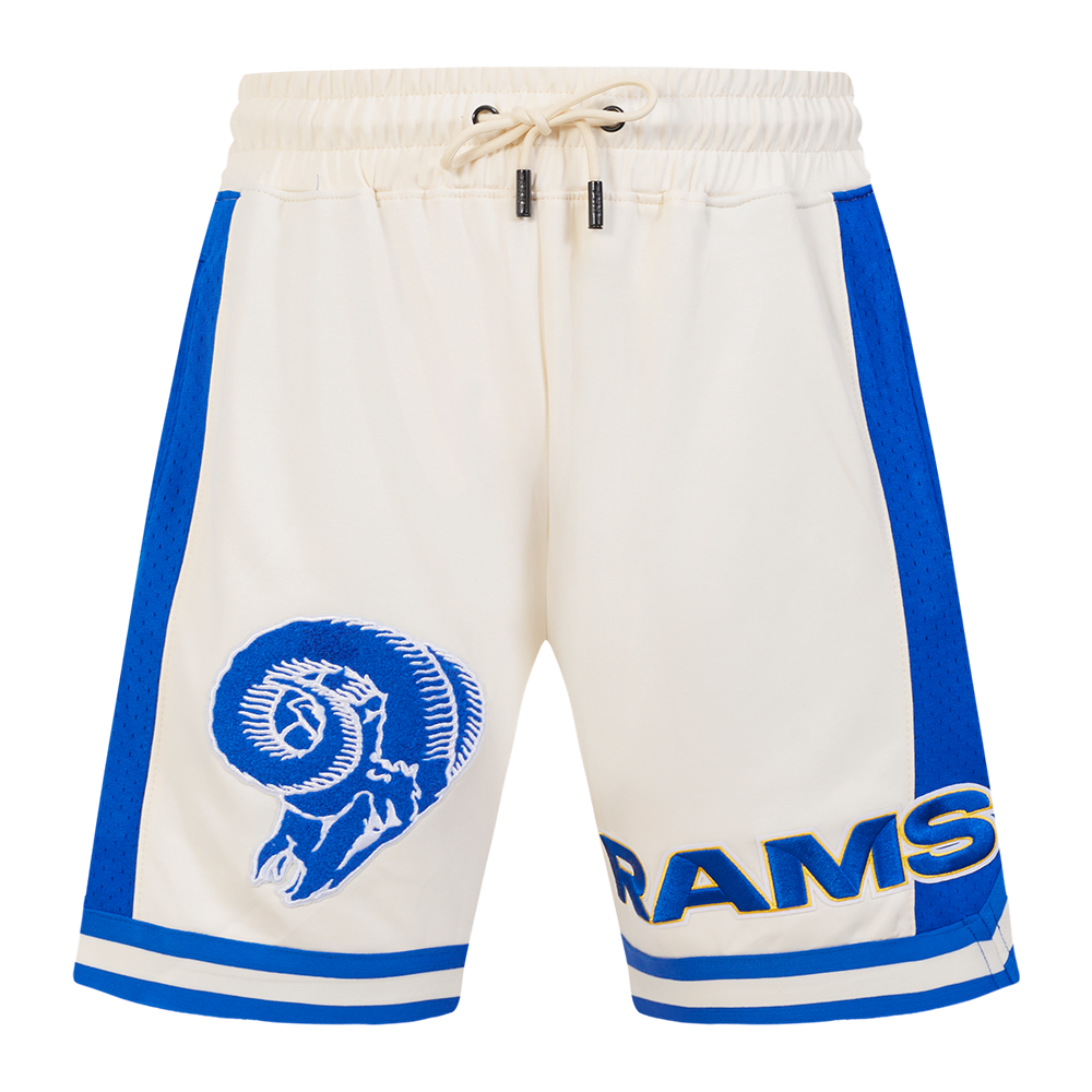 NFL LOS ANGELES RAMS RETRO CLASSIC MEN'S 2.0 SHORT (EGGSHELL/ ROYAL BLUE)