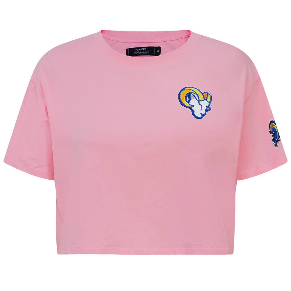NFL LOS ANGELES RAMS CLASSIC WOMEN'S BOXY TEE (PINK)