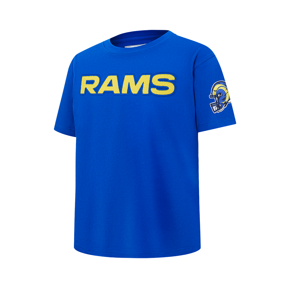 NFL LOS ANGELES RAMS CLASSIC BIG BOY'S SJ TEE (ROYAL BLUE)