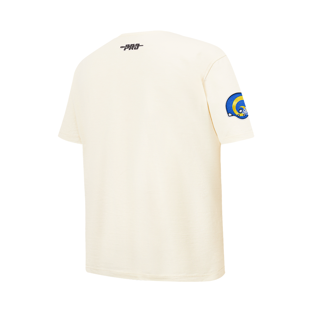 NFL LOS ANGELES RAMS RETRO CLASSIC BIG BOY'S SS TEE (EGGSHELL)