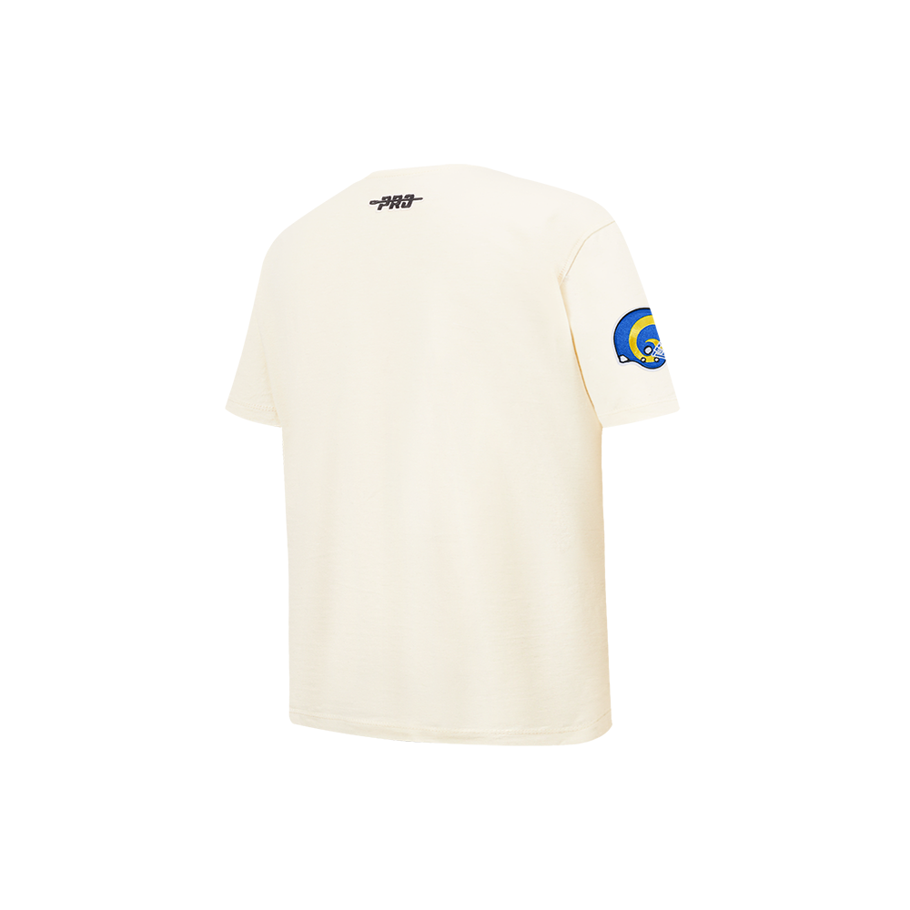 NFL LOS ANGELES RAMS RETRO CLASSIC LITTLE BOY'S SS TEE (EGGSHELL)