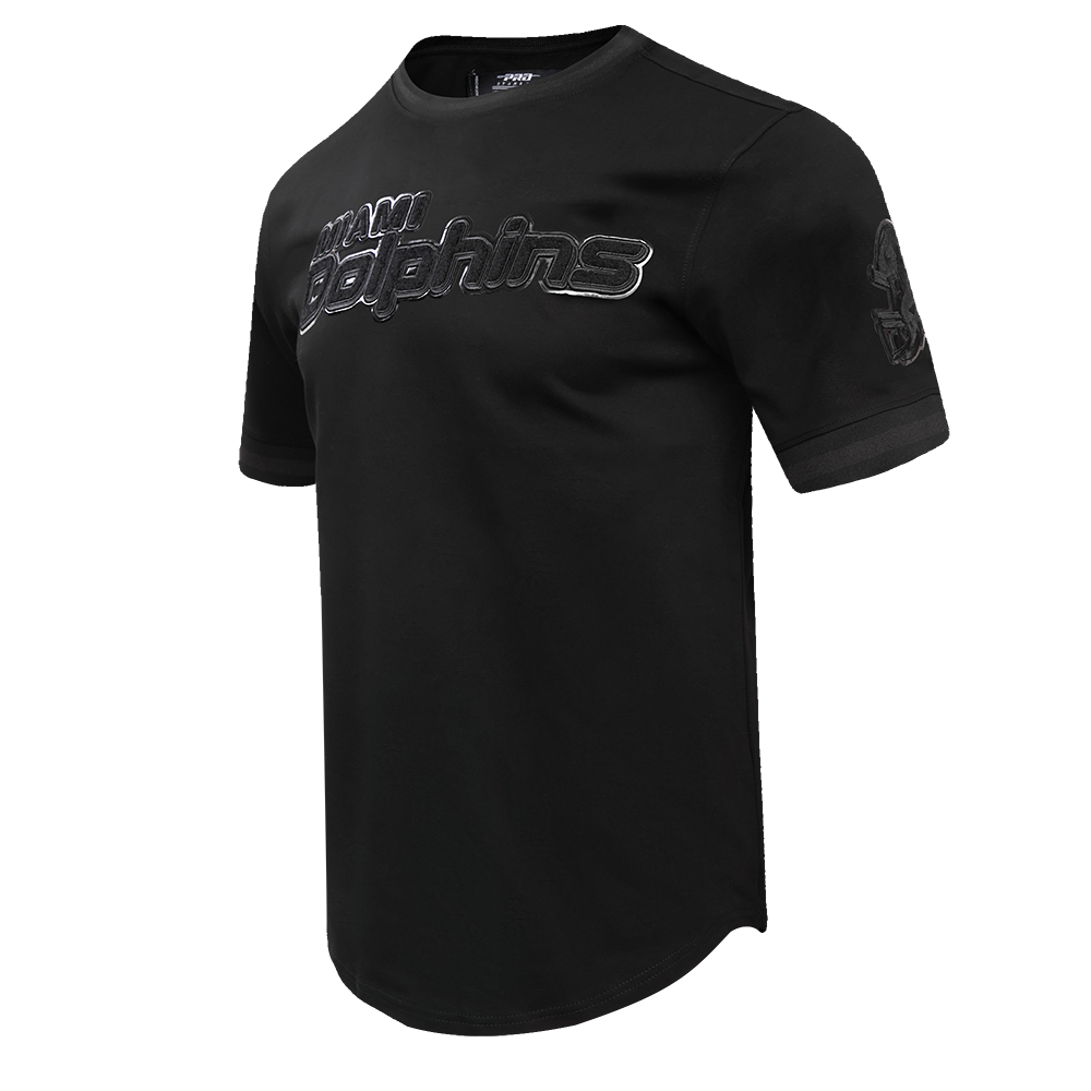 NFL MIAMI DOLPHINS TRIPLE BLACK TEE (TRIPLE BLACK)