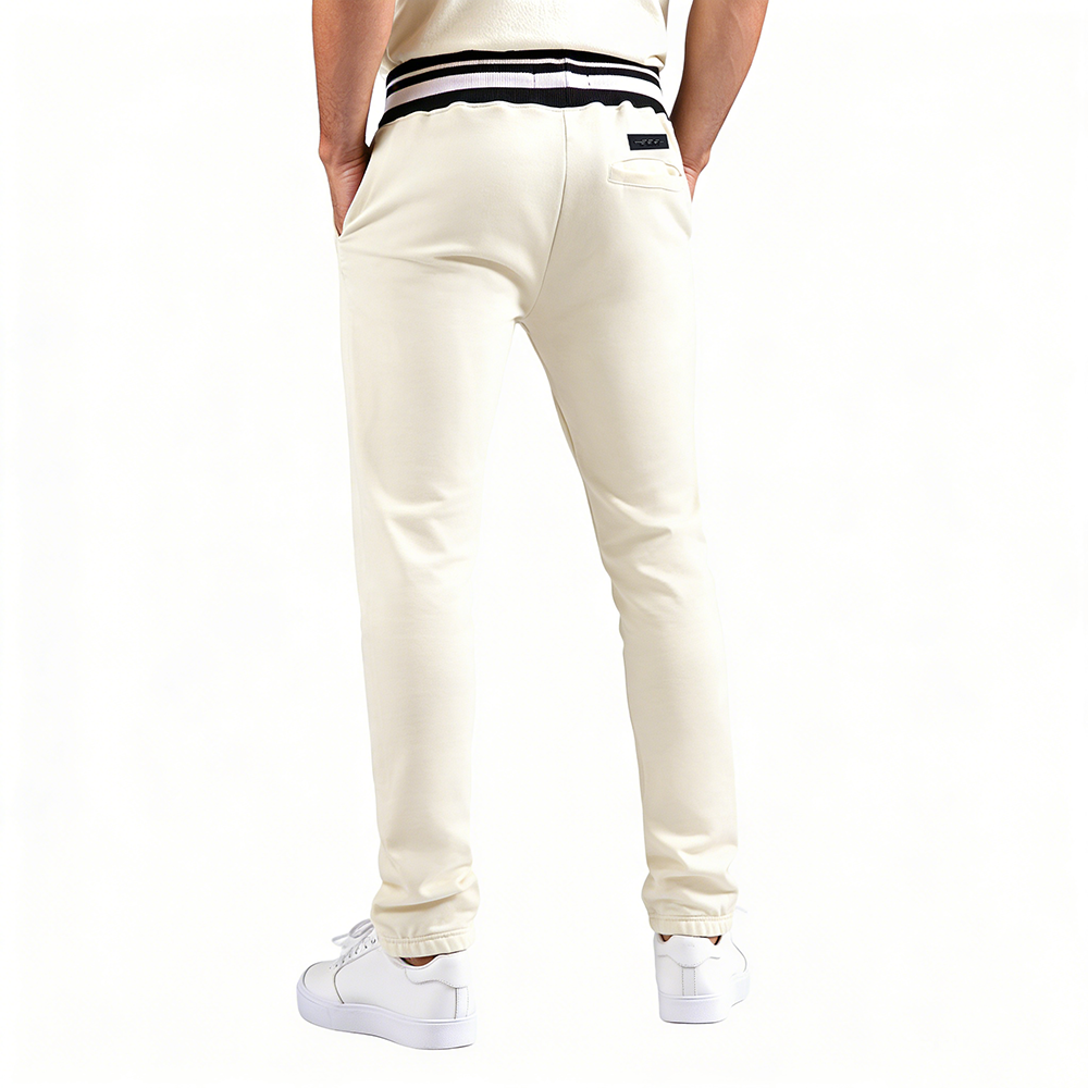 NFL MIAMI DOLPHINS RETRO CLASSIC MEN'S SWEATPANT (EGGSHELL/ BLACK)