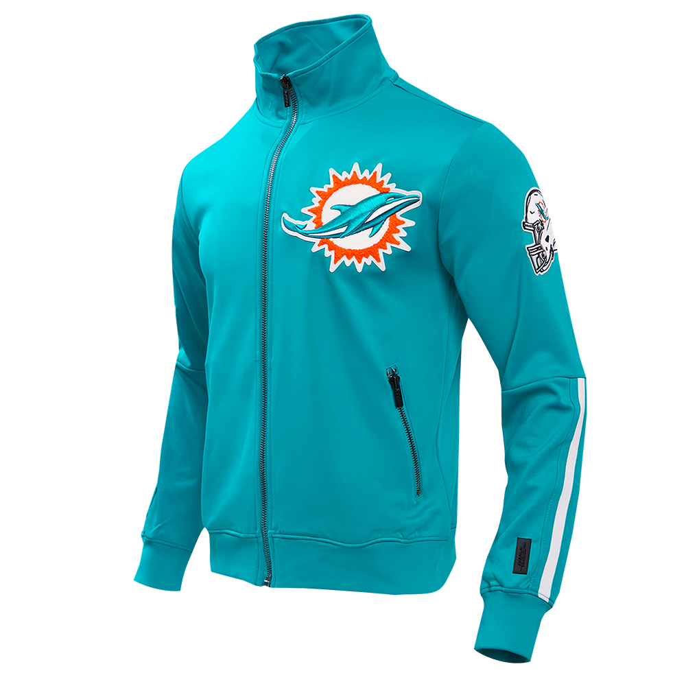 Miami dolphins track jacket best sale