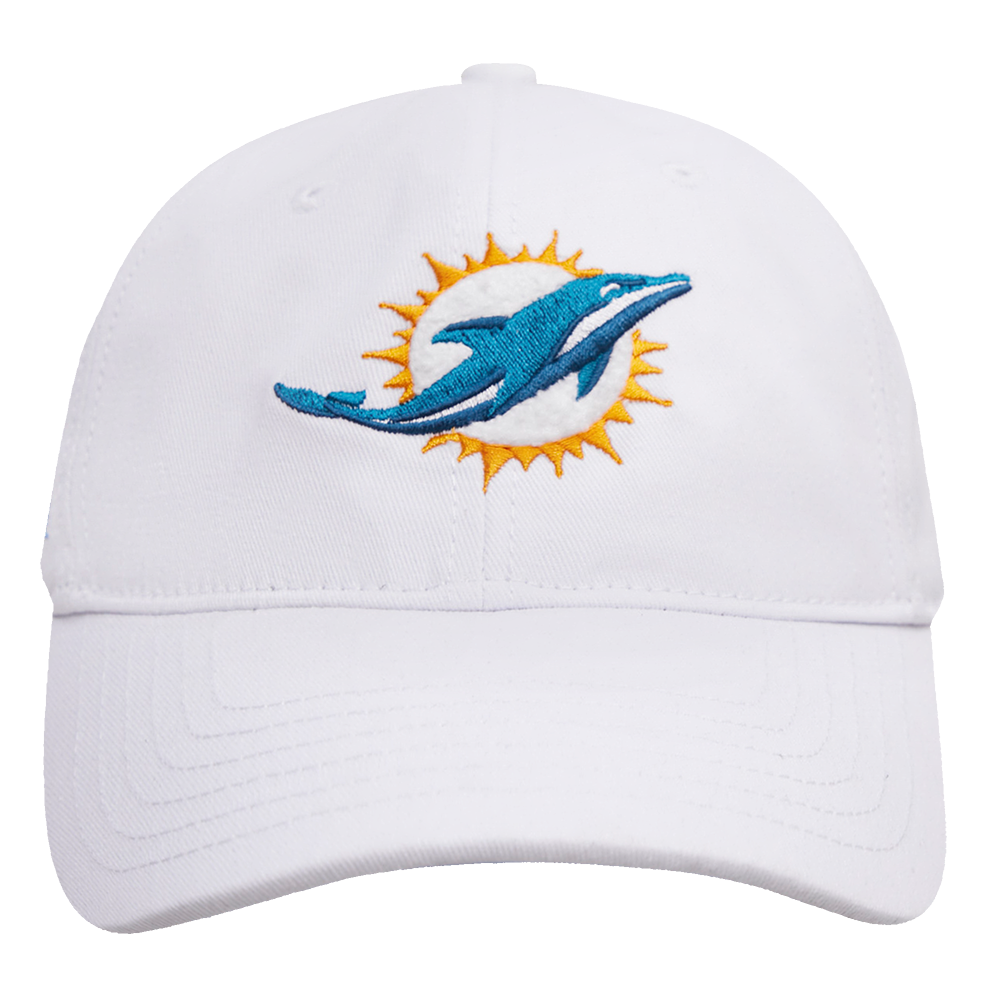 NFL MIAMI DOLPHINS MASHUP UNISEX DAD HAT WHITE Pro Standard