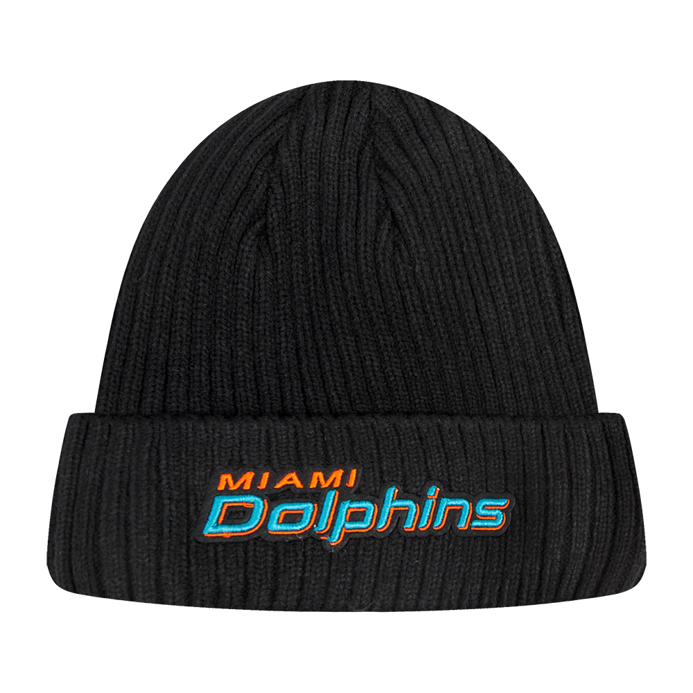 NFL MIAMI DOLPHINS CITY SIGNATURE MEN'S BEANIE (BLACK)