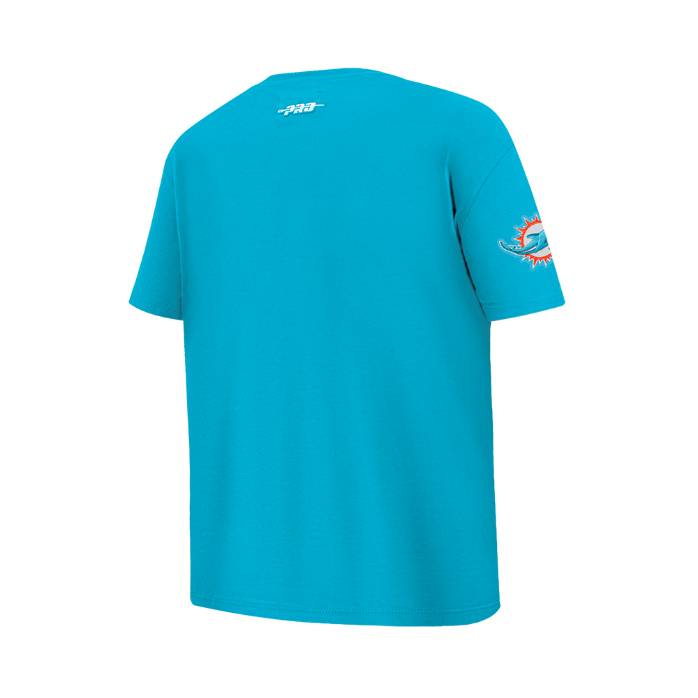 NFL MIAMI DOLPHINS CLASSIC BIG BOY'S SJ TEE (TEAL)